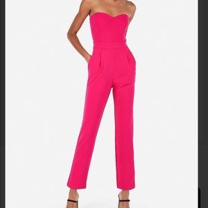 express hot pink jumpsuit